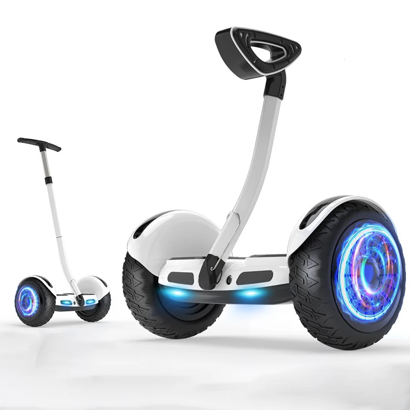 

8/10 inch 36/54V Kids Adult Smart Handle Leg Bar Electric Scooter 2 Wheel Stand Up Self Balancing Hoverboard custom