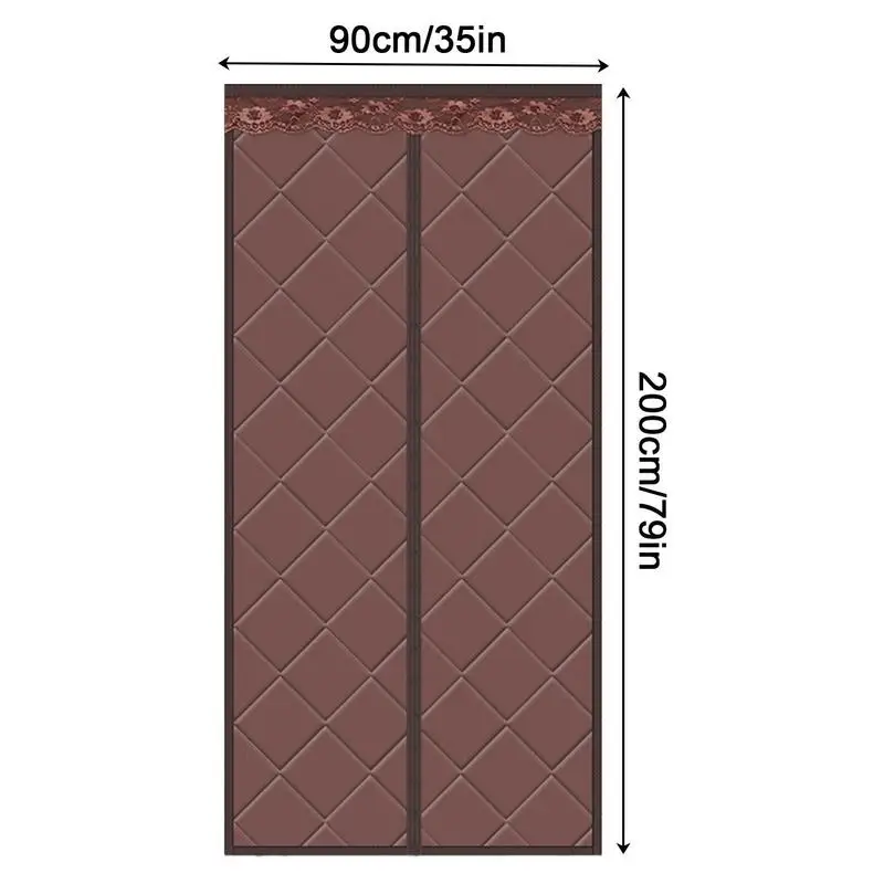 Tirai penutup otomatis, penutup pintu bebas genggam, Isolasi Panas magnetik, layar pintu isolasi