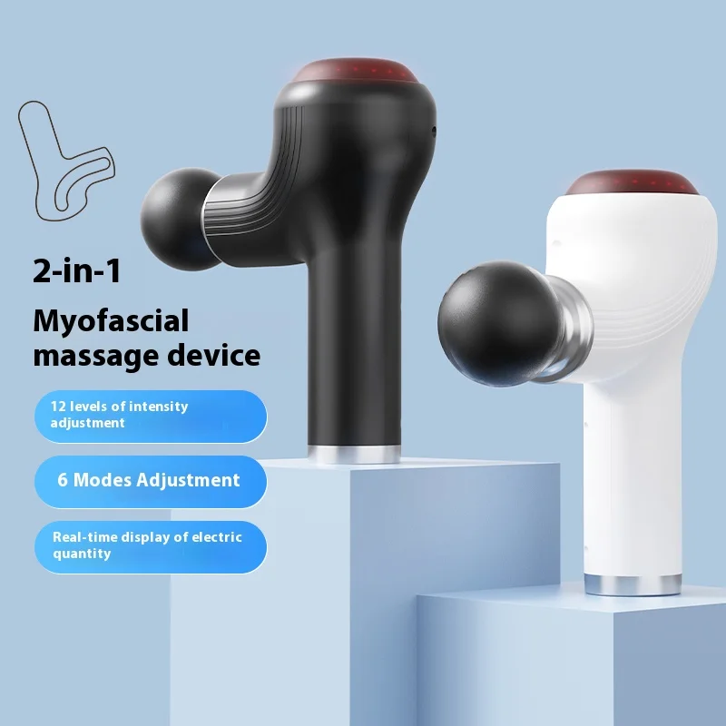

Portable Fascia Gun Vibration Massage Gun Rechargeable Wireless Muscle Relaxation Massager Fitness Multifunction Fascia Gun