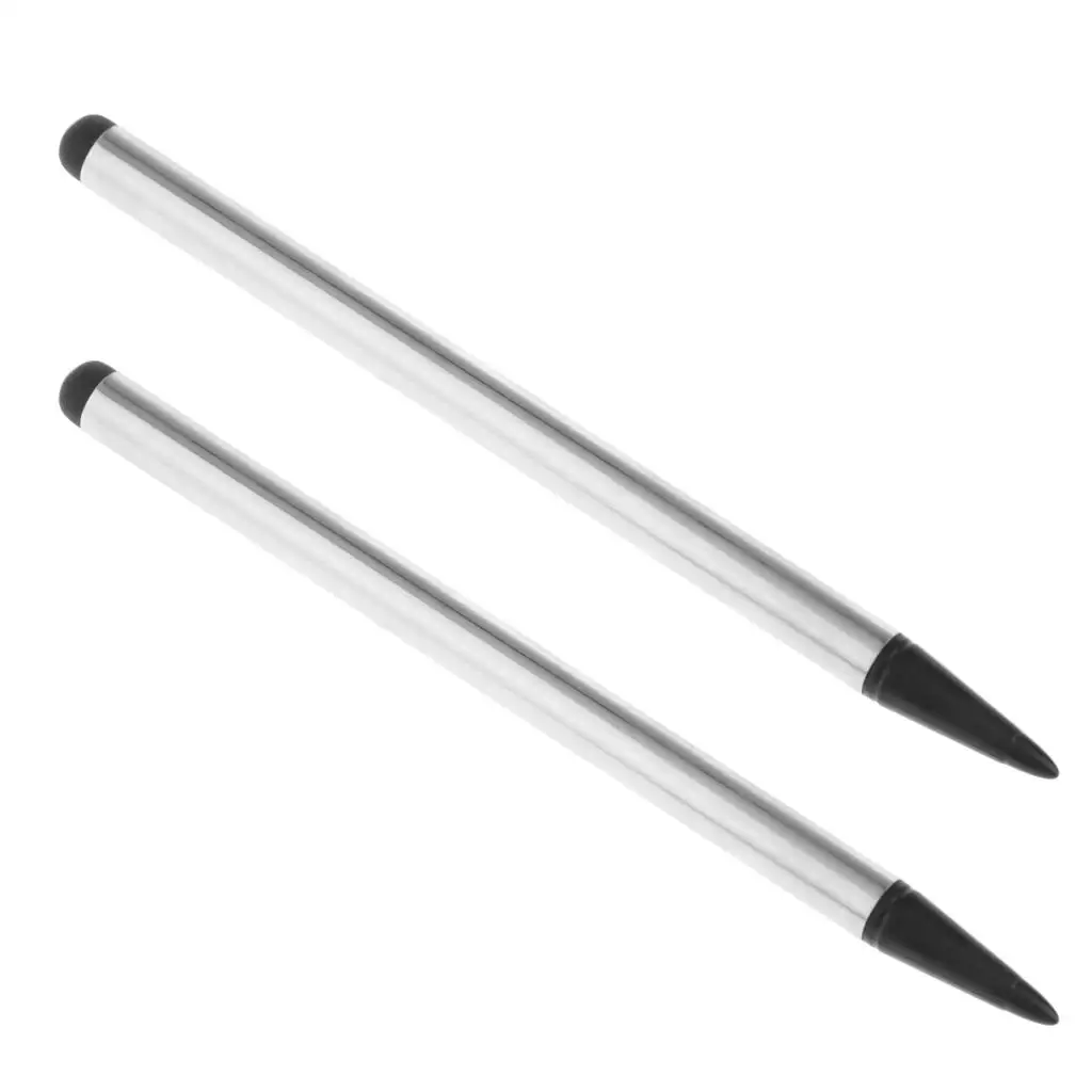 Resistive and Capacitive Dual Tip Stylus Pen for Tablet Android Phone and Laptop Touch Screens