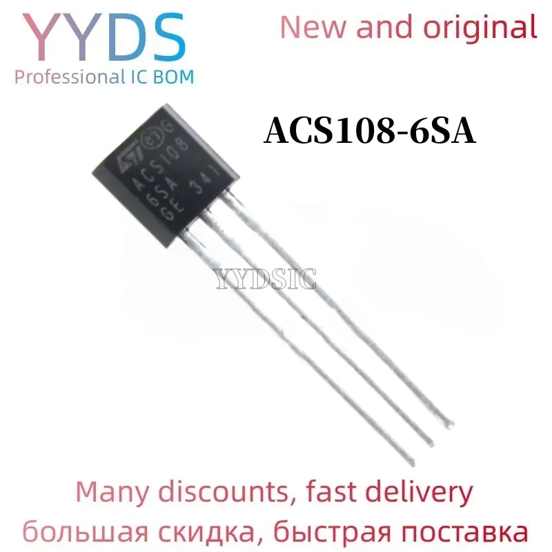 

100pcs/lot ACS108-6SA TO-92 ACS1086S TO92 ACS108