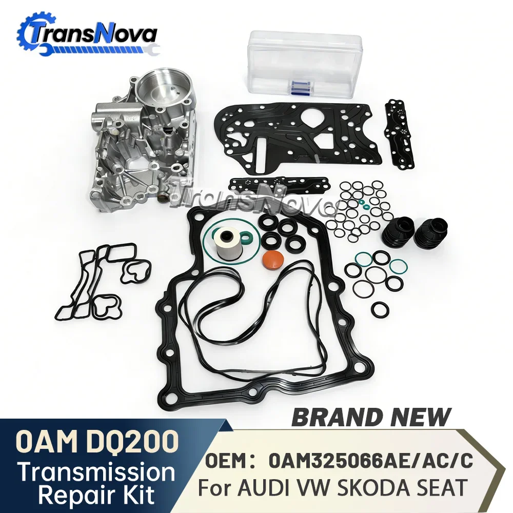 

Pro New 0AM DQ200 Automatic Transmission Repair Kit & Accumulator Housing DSG 7 Speed For VW Golf 7 TT Audi A3 Q3 A1 Skoda Seat