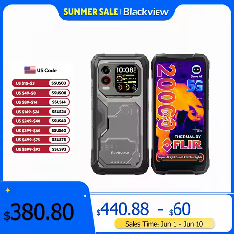 Blackview XPLORE 1 PRO Rugged Smartphone 6.78’‘2.4...