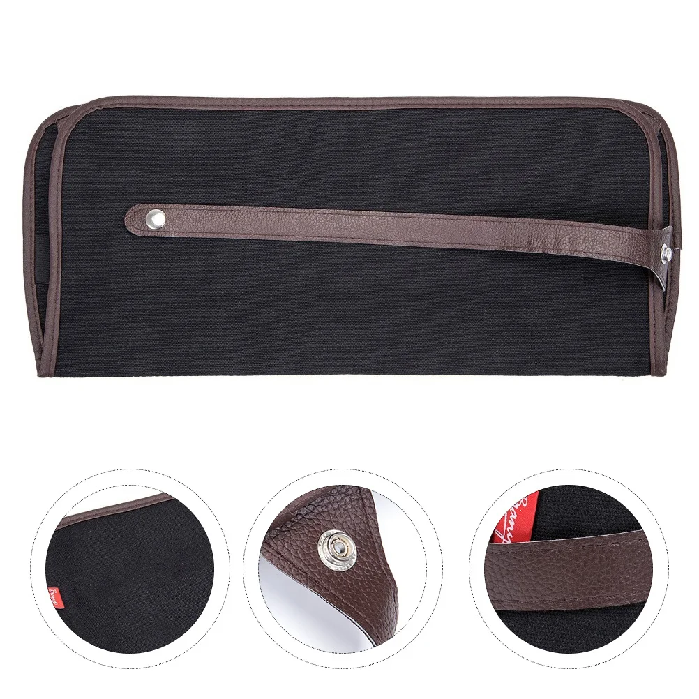 72-Hole Canvas Pencil Roll Storage Bag Large Capacity For Art Painting Pen Pouch Stationery Holder Student Supplies Organizer