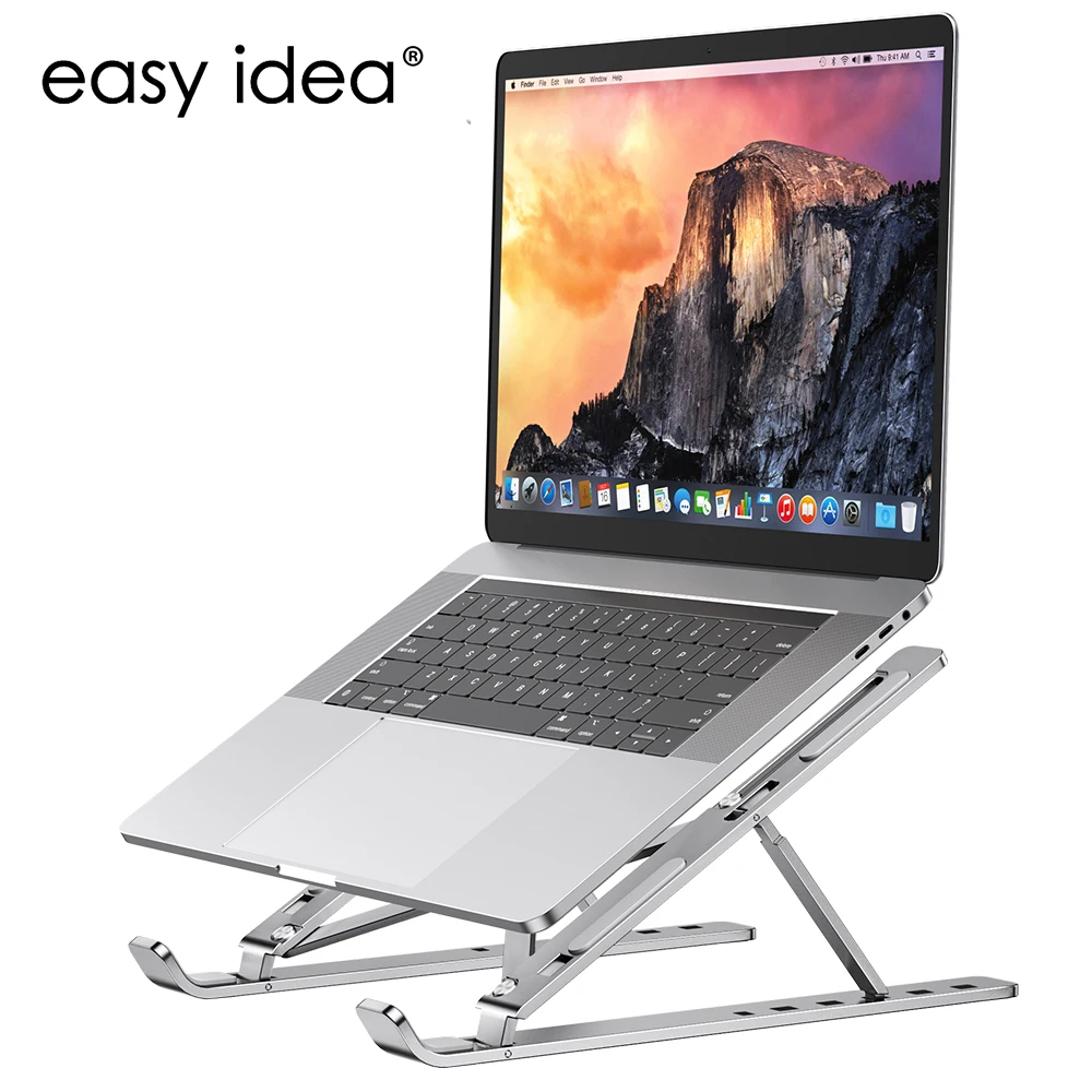 Laptop Stand for Desk Portable Notebook Support Aluminium Laptop Holder Foldable Computer Bracket Macbook Air Pro PC Base Lift