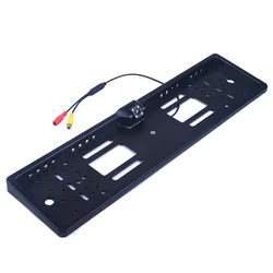 European License Plate Frame Rear View Camera Auto Car Reverse Backup Parking Night Vision
