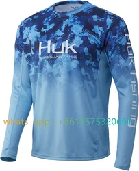 Men Fishing Wear Performance Long Sleeve Uv Protection Fishing T-Shirt Camisa Pesca Outdoor Sports Quick-Drying Fishing Shirts