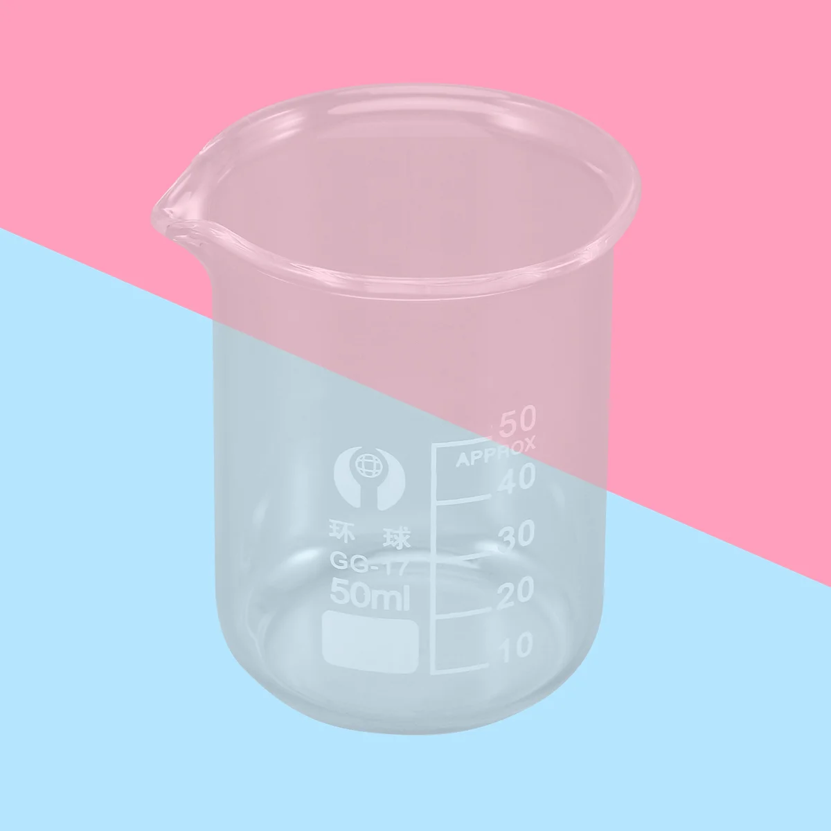 

50 Beaker Measuring Cup Graduated for Lab Flask Small Travel Test Tubes