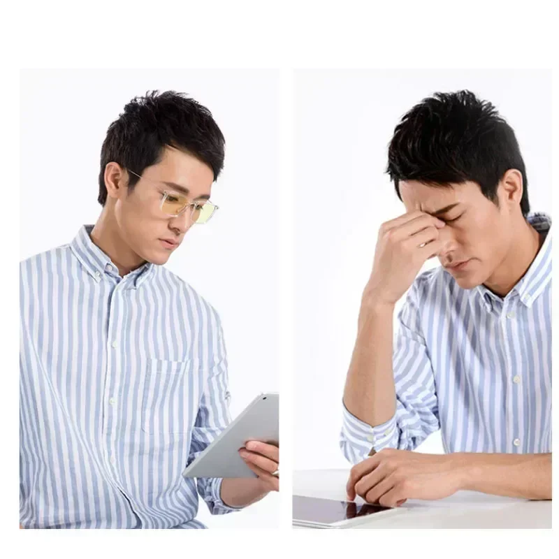 الأصلي Xiaomi Mijia مكافحة الأشعة الزرقاء نظارات برو الرجال النساء خفيفة المضادة للأشعة فوق البنفسجية نظارات للعب الكمبيوتر الهاتف حماية العين