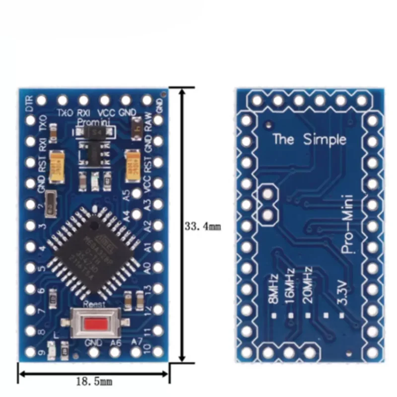 아두이노 개발 보드용 미니 328, ATMEGA328P 프로, ATMEGA328, 5V, 16MHz, 3.3V, 8MHz 모듈, CH340G, 1-5 개