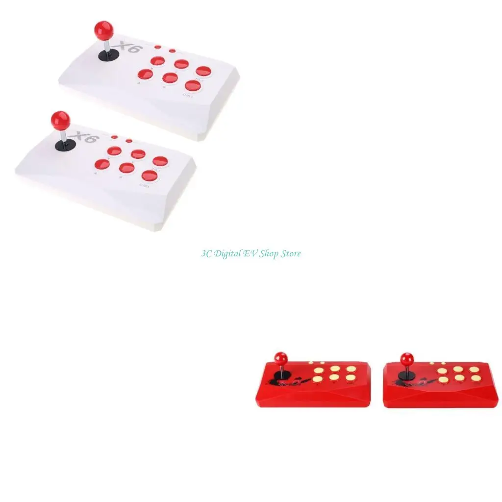 

E74D Arcade Game Console Retro Video 2600 Arcade Games 2 Players with Two Joysticks