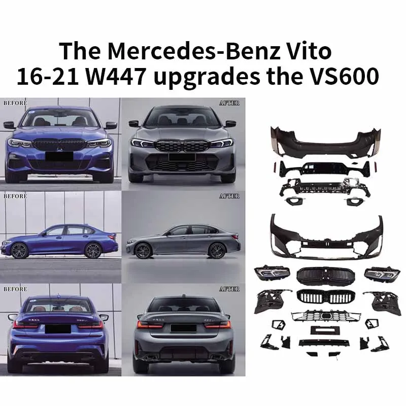 

be suitable for 20-22 BMW 3 Series G20 old model to new 23 sports surround kit body parts bumper