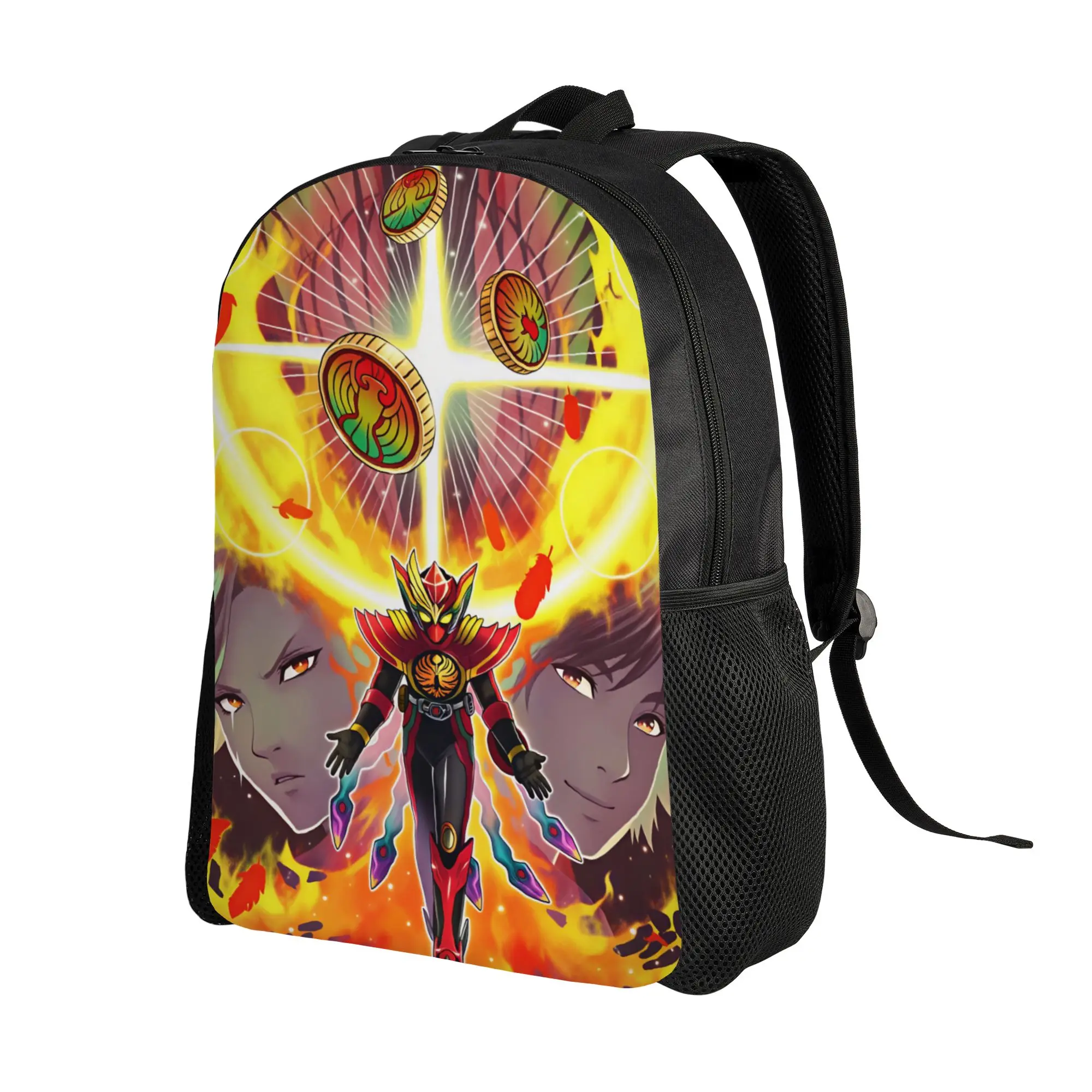 Kamen Riders Backpack  Casual Backpacks Women Outdoor Style Lightweight School Bags Custom Rucksack