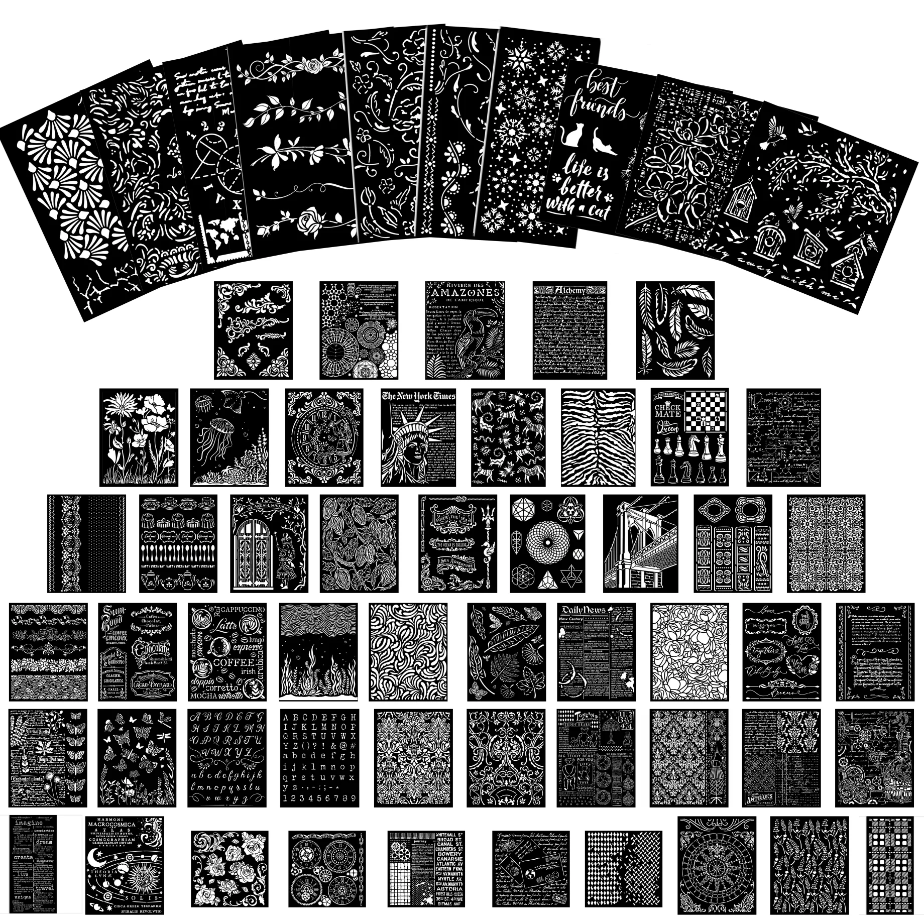 2024 тарелки и многослойные трафареты с алфавитом и цирбиками для скрапбукинга, фотоальбома, декоративное тиснение, бумажные карты ручной работы «сделай сам»