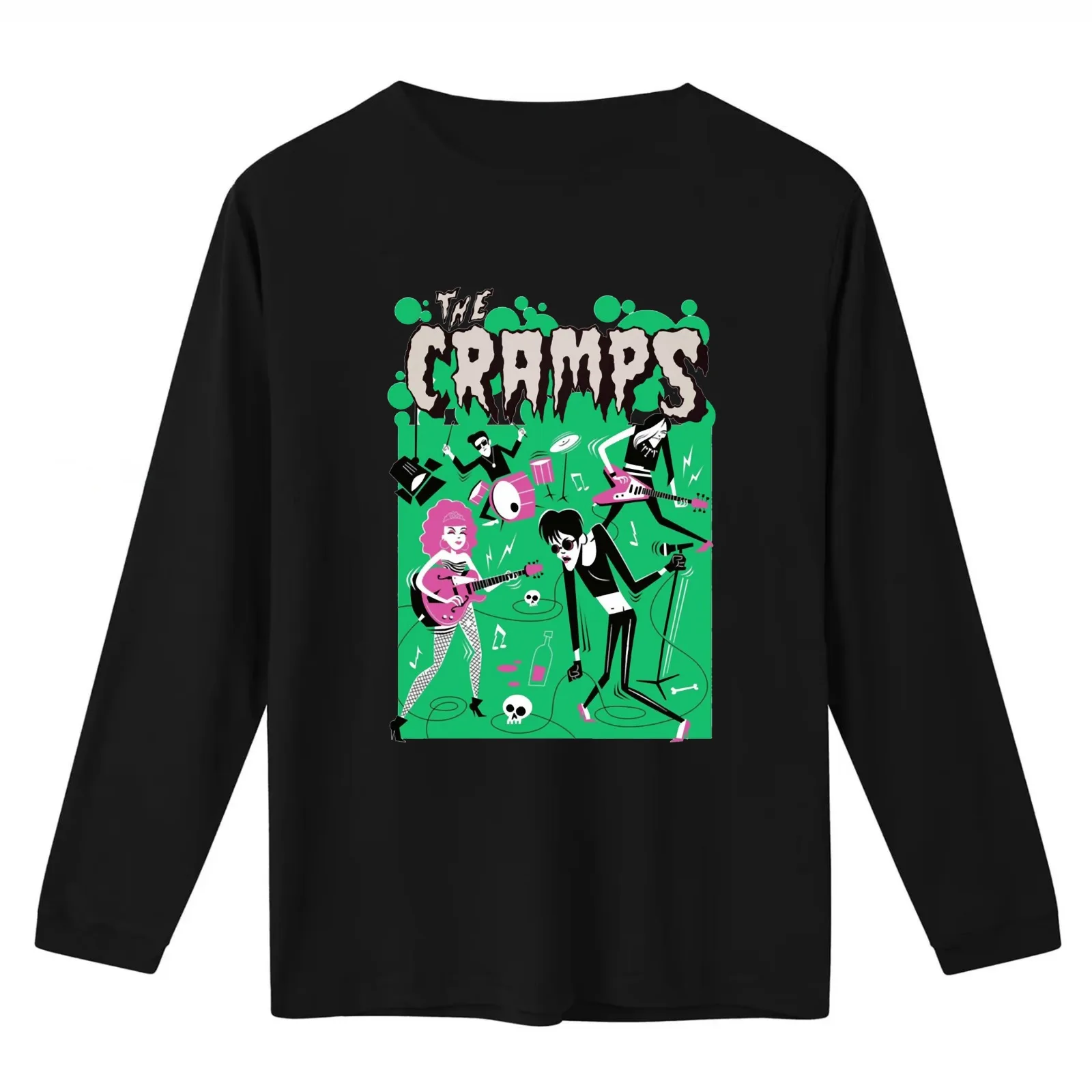 The Crampes Tee And Begins Doings T-Shirt Summer Casual Cotton Tee Unisex Men Women