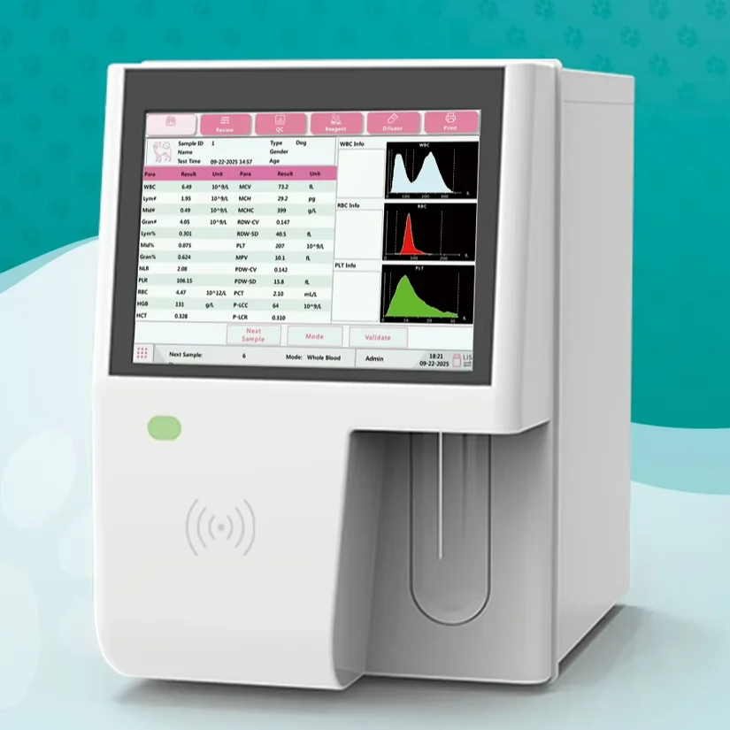 Analyzer Blod Testing MachineHemtology AnalyzerLow Cost Fully Auto 3-Part Hemtology Analyzer Pet Hemtology