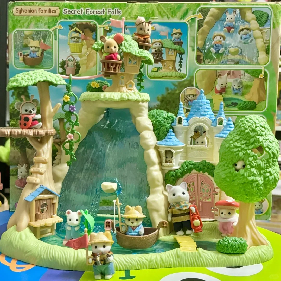 Sylvanian Families Latte Cat Camping Adventure Forest Jungle Adventure Series Zabawka dla dzieci Prezent