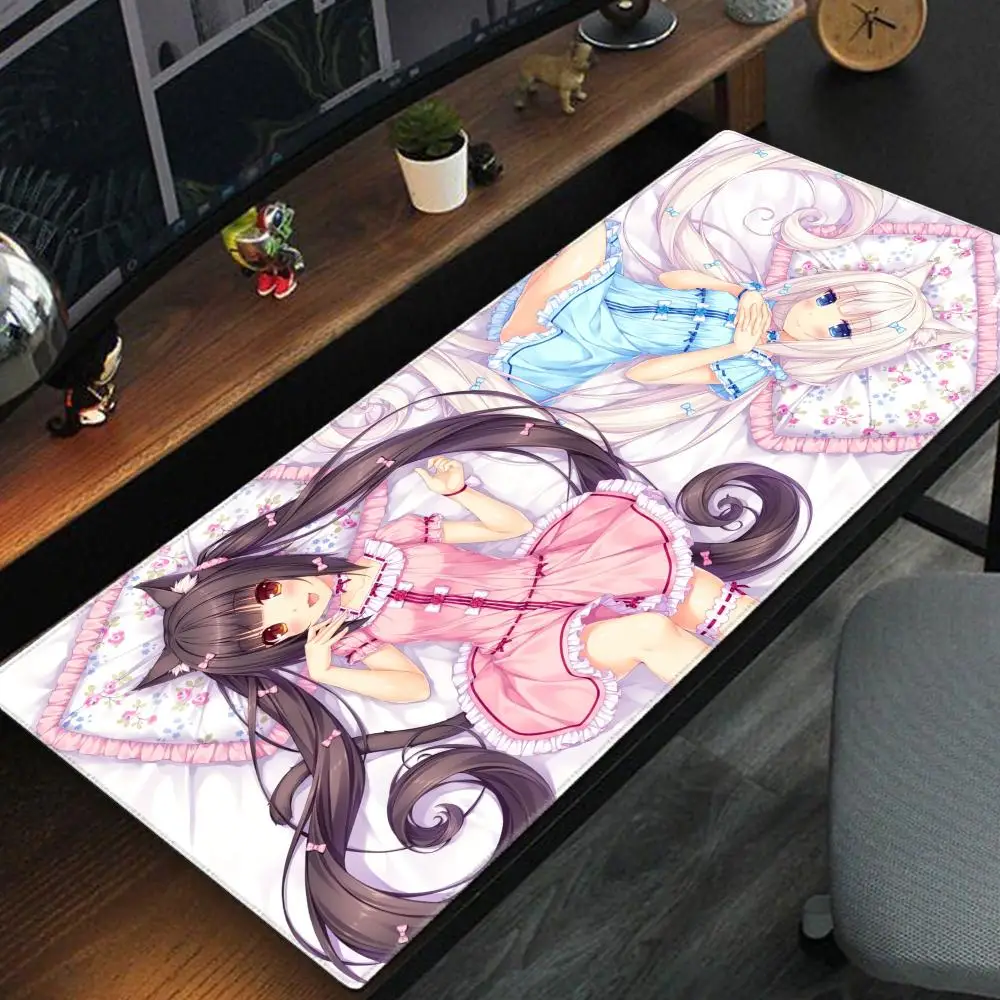 

Mousepad XXL Home HD Computer Desk Mats MousePads Nekopara Carpet Gamer Office Laptop Soft Mouse Mat Desktop Mouse Pad