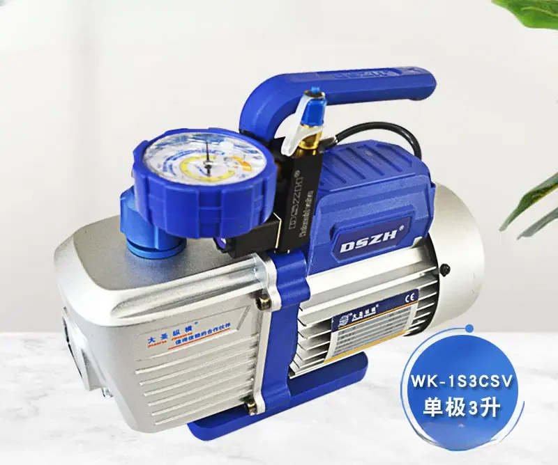 Vacuum pump WK-1S3CSV single pole 3-liter vacuum pump air conditioning pump 380W air conditioning