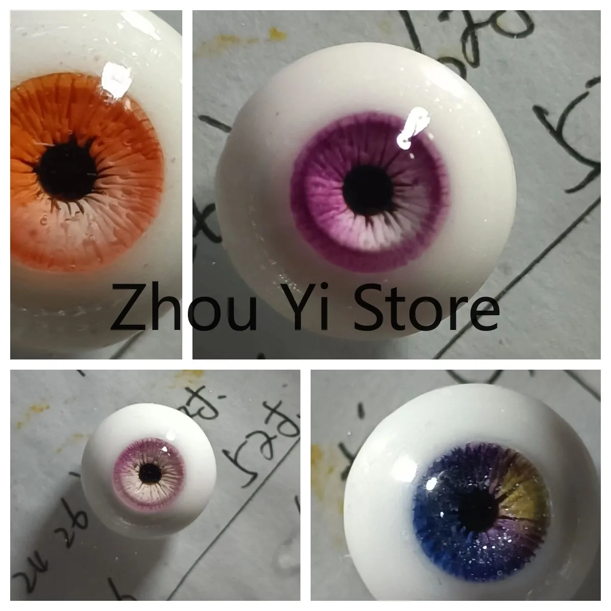 

Doll Eyes Plaster Eyeball 12/14/16mm for Bjd Doll Doll Accessories Girl Toys Dress Up Human Realistic Stereoscopic Handmade Gift