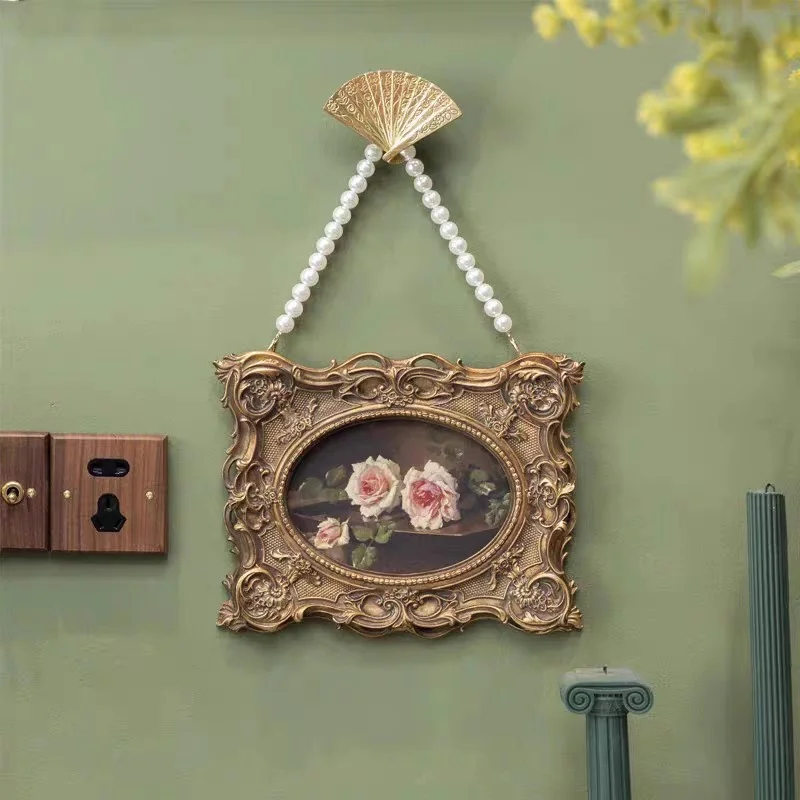 

Фоторамка из смолы в французском классическом стиле, ручная работа, декор для дома, настенная, для образцов, для фотографий, креативные украшения