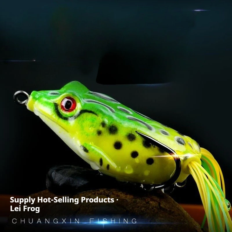 

Soft Frog Lure 5g 8g 13g Realistic Black Thunder Bait for Fishing