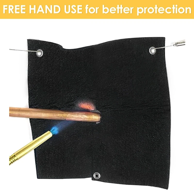 

Fireproof Welding Blanket Single-Notch Welding Pad Flame-Retardant Thermal Insulation Pad