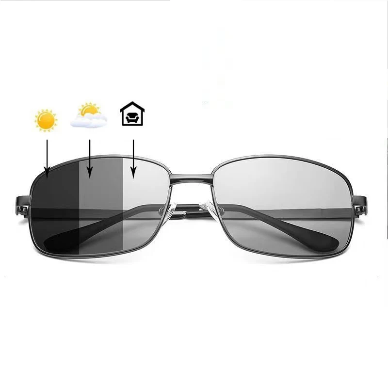 Day And Night Polarized Color-changing Sunglasses Men Driving Fishing Glasses Night Vision Driving Sunglasses Metal XTP3027 image 5