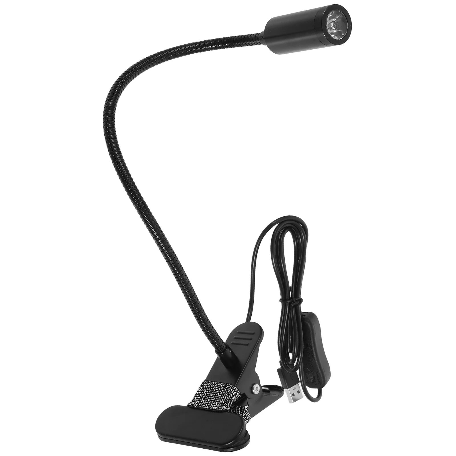 

LED 3W Clip Lamp Flexible Arm USB Light Desk Spotlight Workshop Task Light No Flicker Energy Saving