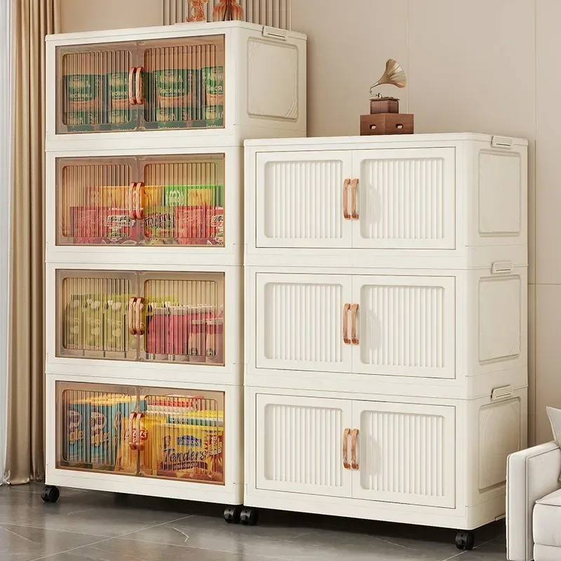

Toy finishing cabinet Clothing storage box Installation-free folding storage cabinet Household large multi-layer locker caja alm
