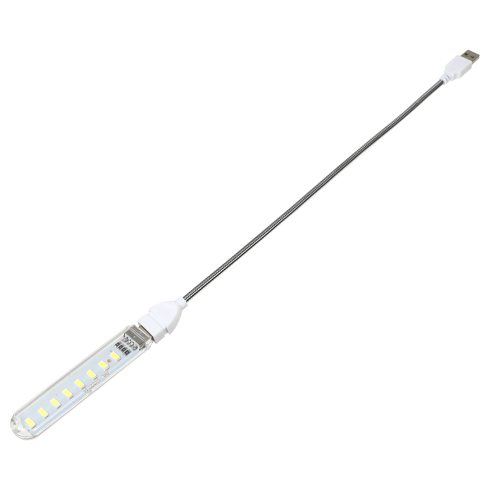 

USB Night Light 8 LED Bulbs 35CM Flexible Lamp for Computer Laptop Reading Camping Bedroom Office Portable Small Lights