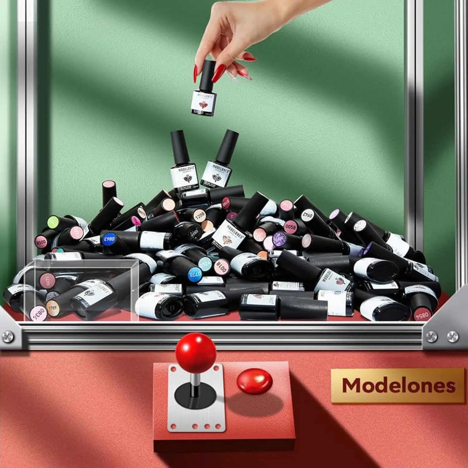 Conjunto de esmaltes em gel 40 peças com 36 cores e casacos superiores para manicure DIY, presente perfeito