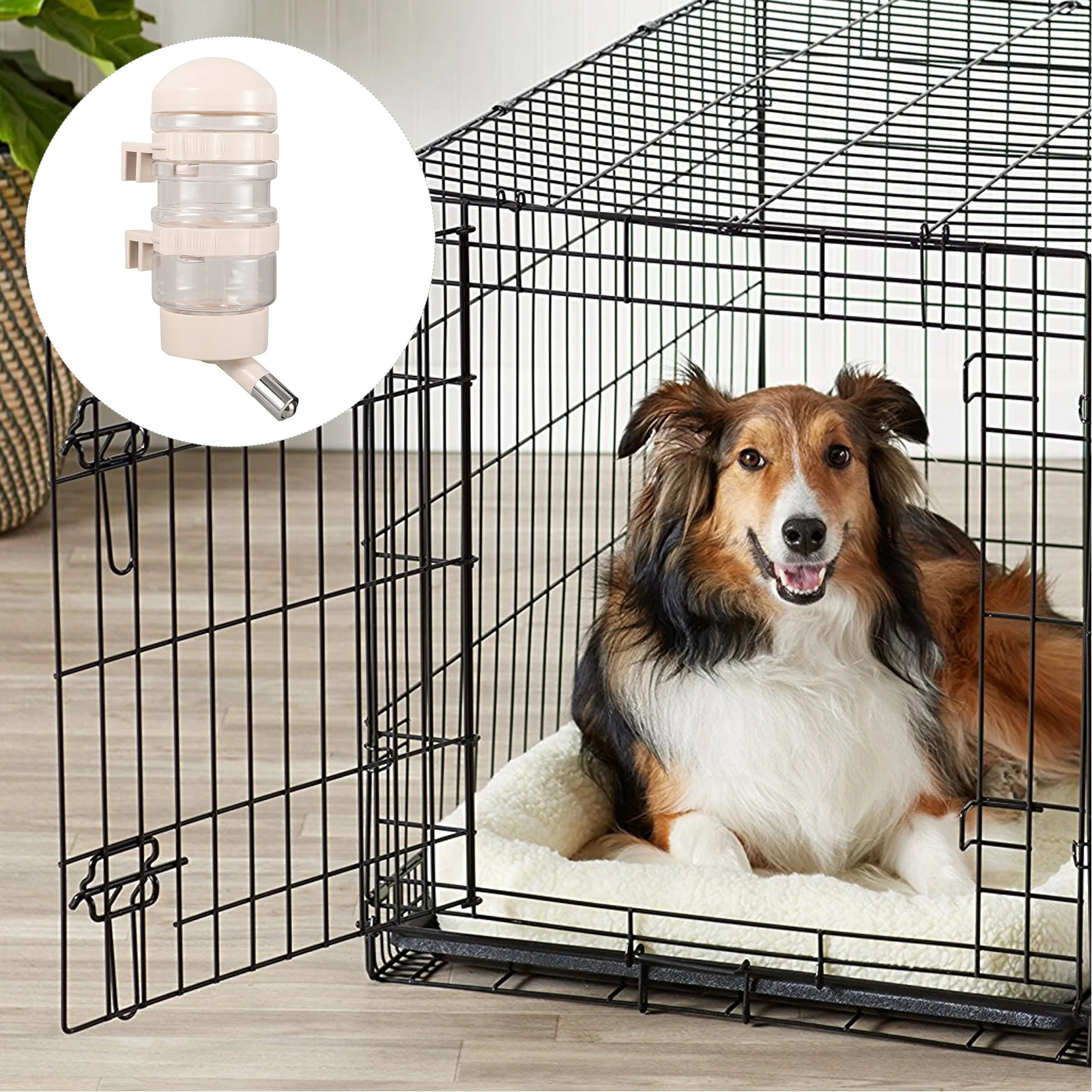 

Hanging Pet Water Dispenser Automatic Gravity Feeder Dog Cat Stable No Overturning Keep Fresh Automatic Pet Waterer