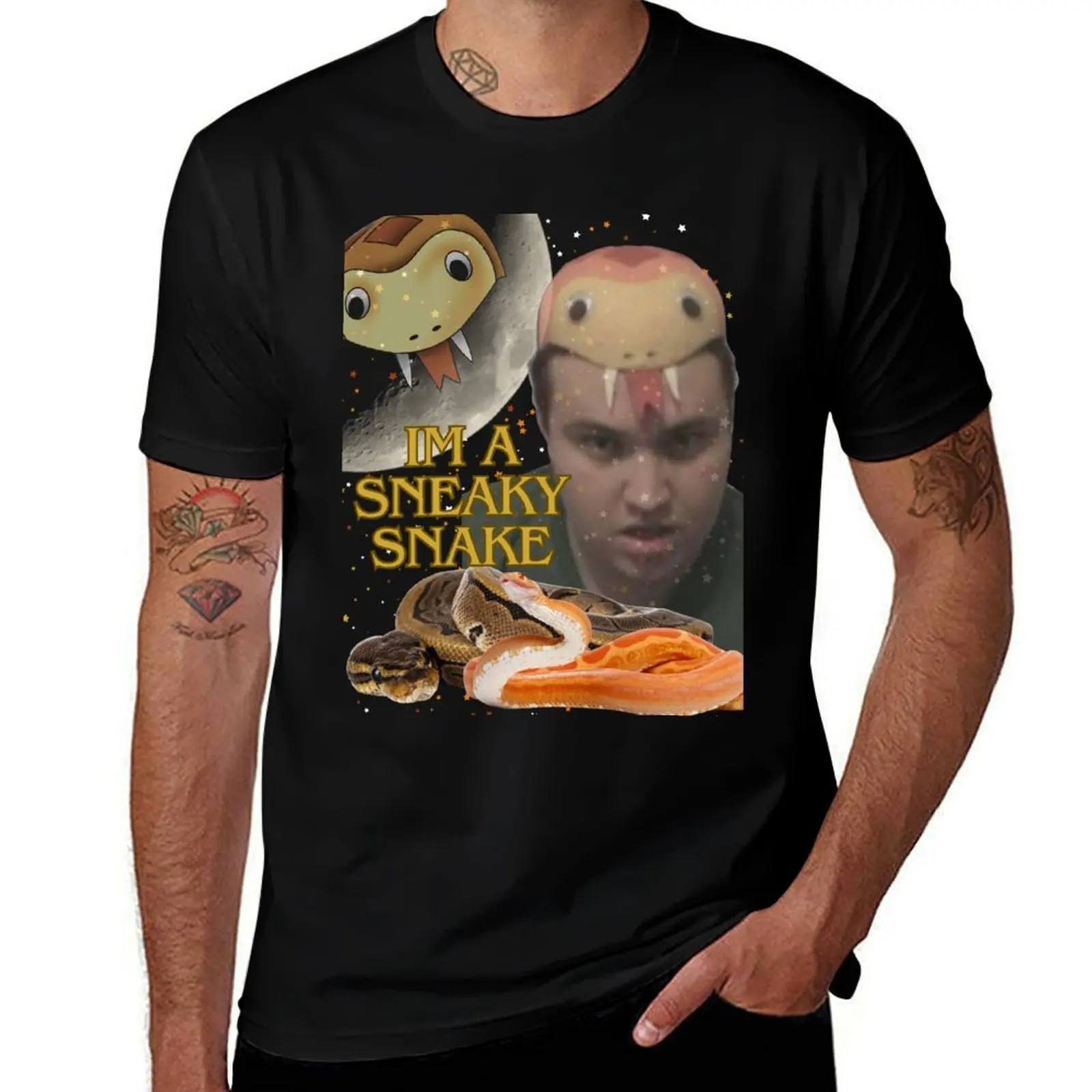 

Sneaky snek bootleg T-Shirt football t shirt T-shirts oversize fashion shirts tee shirts for men