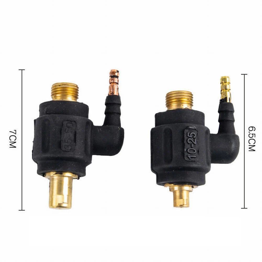 Welding Gas Adapter Black Connector DKJ10-25/DKJ35-50 High Quality Joint for m16 for m16-1.5 for dkj 10-25 / for dkj 35-50 Nuts