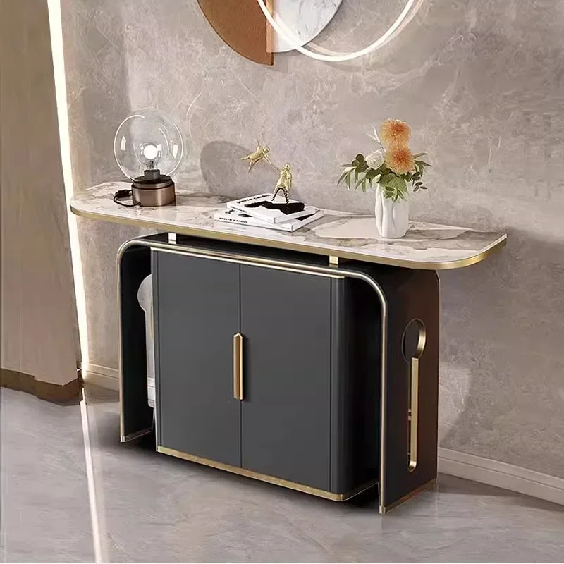 Ingang Eindpunt Gangpad Gang Decoratieve opbergruimte Entreetafel