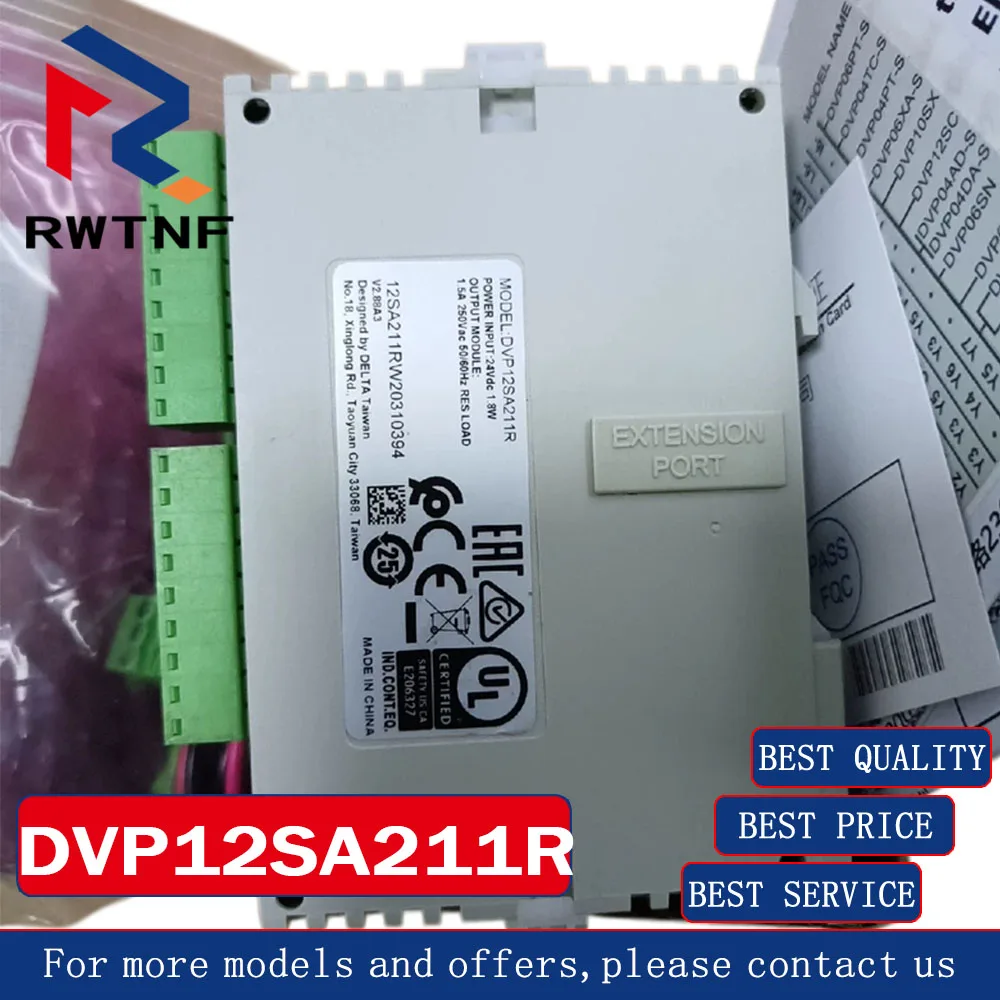 Brand New Genuine DVP12SA211R Delta PLC Programmable Logic Controller,100% original warehouse stock