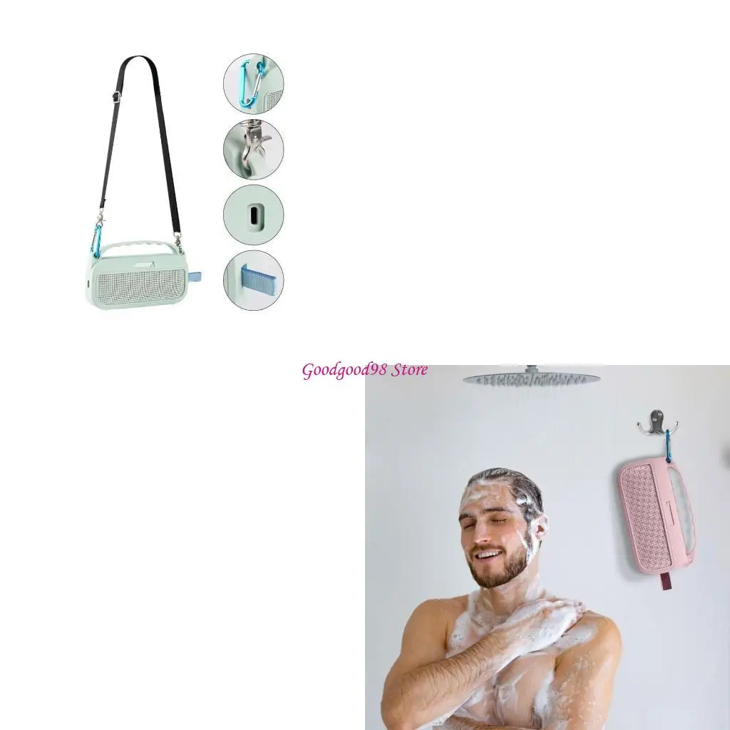 

Portable Speaker Silicone Cover For Speaker Shock Absorption Bag Against Drops