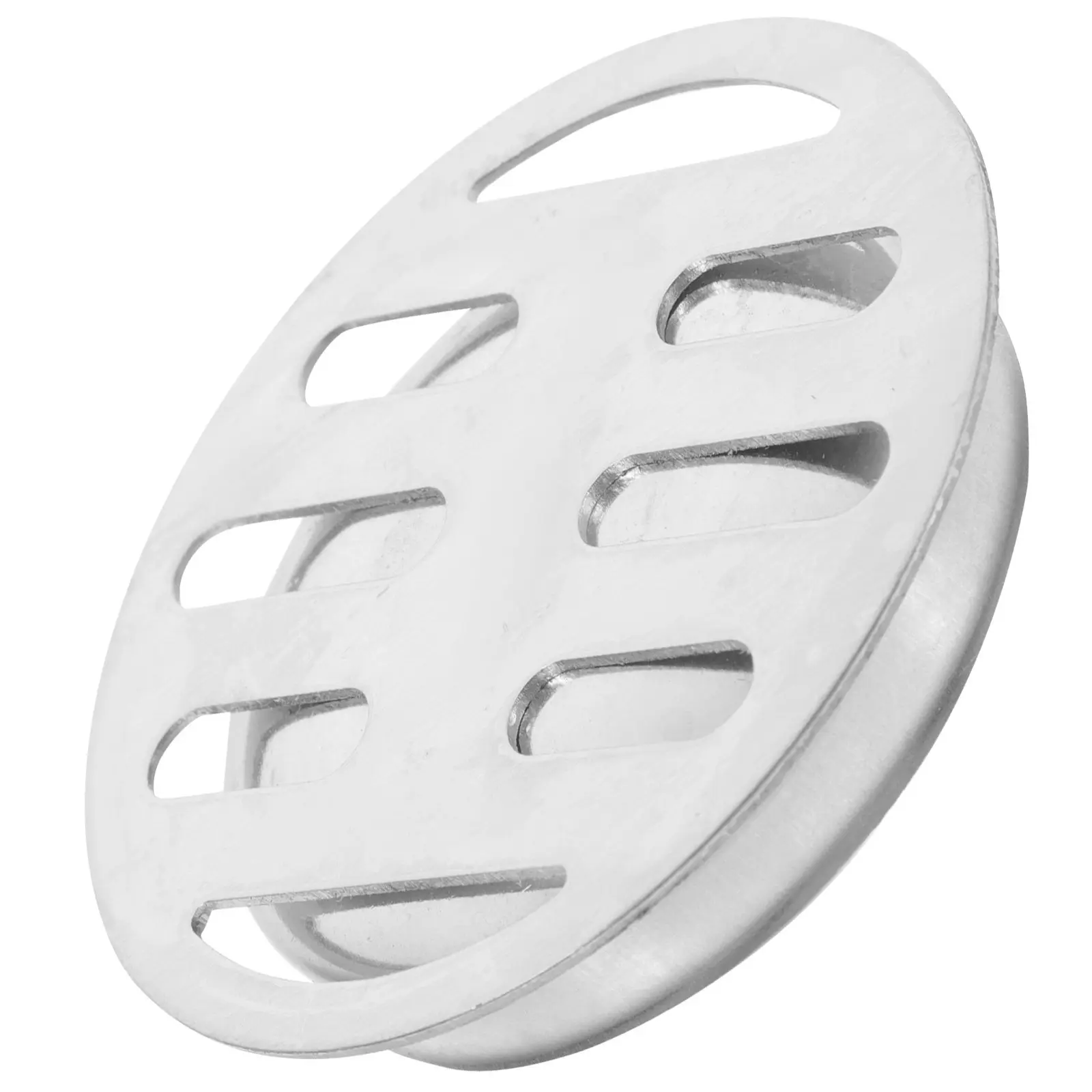 Round Stainless Steel Shower Drain Cover Replacement Floor Drain Hair Catcher Compact Metal Strainer Bathroom Compact Cover