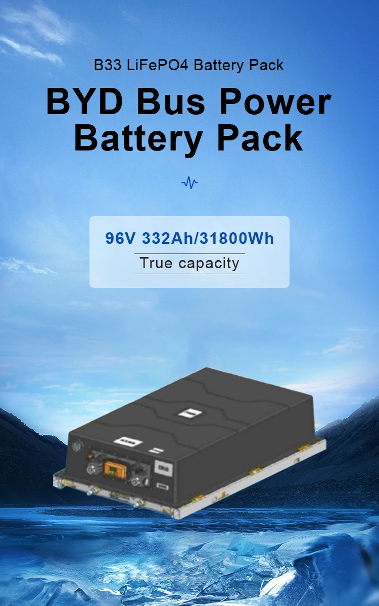 Nowy oryginalny akumulator litowy BYD B30 153,6 V 245,5 Ah 37700 Wh 15000 cykli LiFePO4 LFP Bus Power Battery Pack