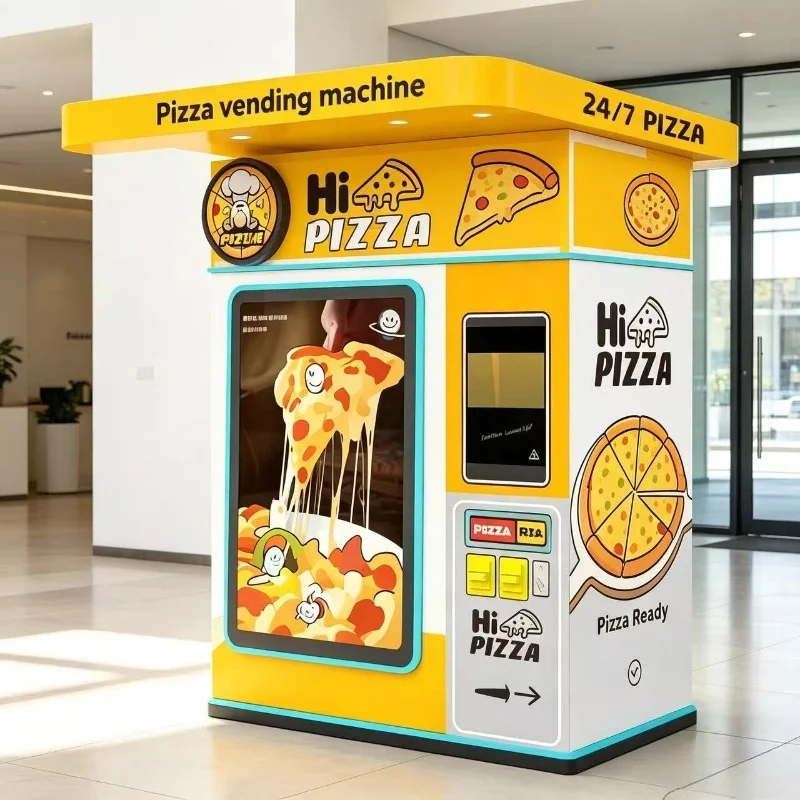 FL Commercial Hot Pizza Vending Machine Multi‑payment Touch Screen Auto Pizza Vending Equipment For Convenience Shop