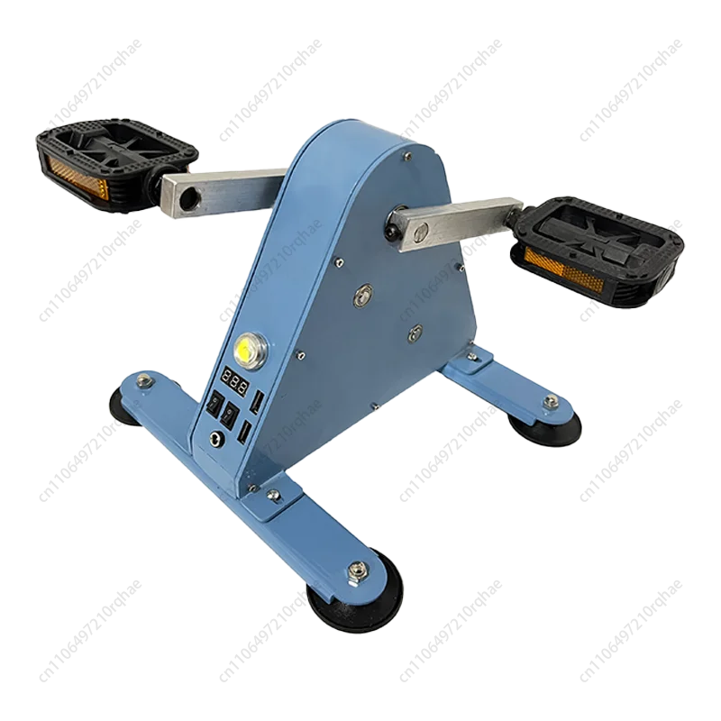 Ironless permanent magnet fitness generator: high-efficiency foot pedal charging