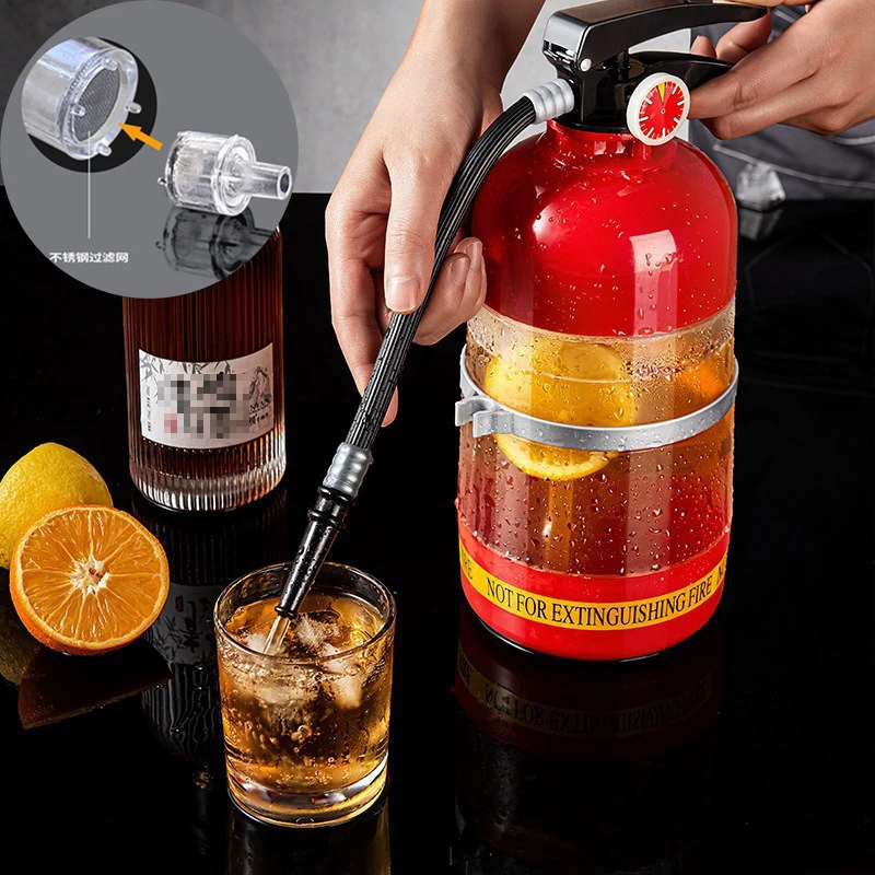 1.5L Beverage And Beer Dispenser, Press Type Spray Bottle, Accessory For Party Bars, Used For Wine And Beer Dispensers