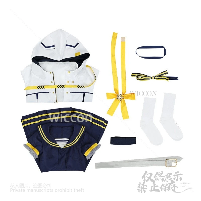 أزياء أنيمي هولو vtuber التأثيرية لايف هوشيماتي سويسي أزياء تنكرية Jk بدلة معطف فستان أزياء كرنفال الهالوين حسب الطلب