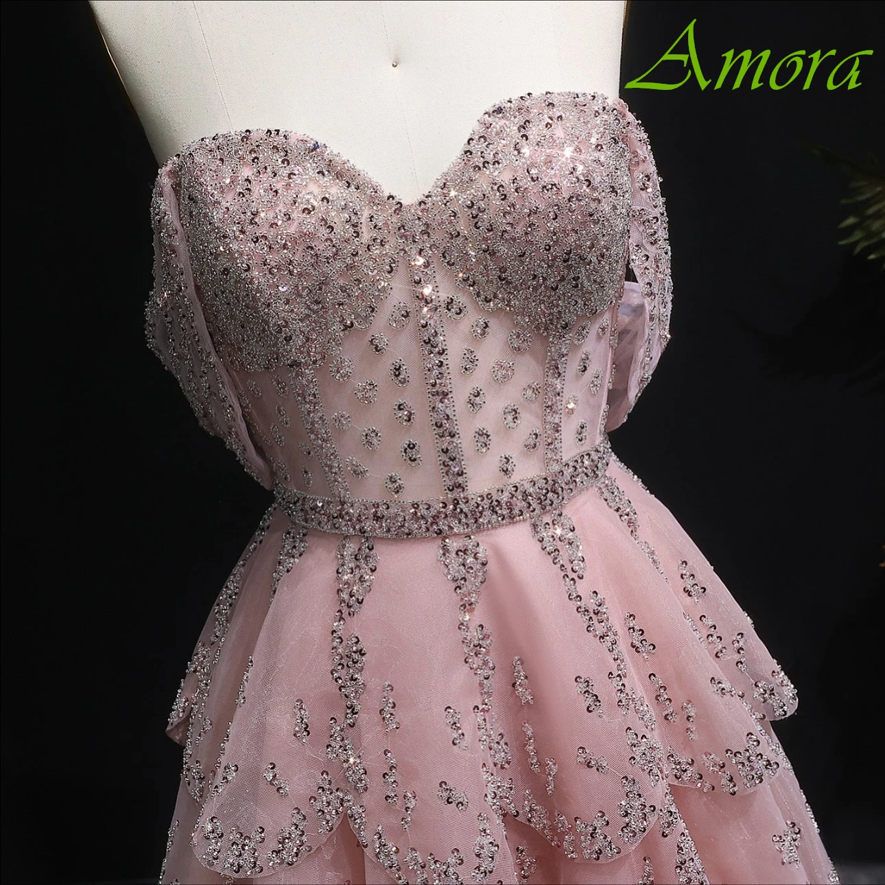 カスタマイズされたAラインボートネックキャップスリーブエレガントなフォーマルイブニングドレス繊細なセレブリティガウンファッション気質パーティードレス