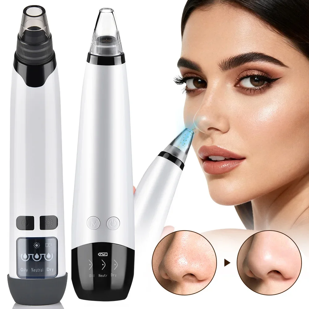 مزيل الرؤوس السوداء الكهربائية فراغ حب الشباب الأنظف 3 التروس شفط إزالة البقع السوداء الوجه التطهير العميق آلة تنظيف المسام #1