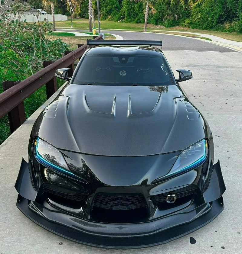 

Lightweight Performance FORToyota GR Supra A90 A91 Mk5 LB Style Hood Carbon Fiber 2020-2026