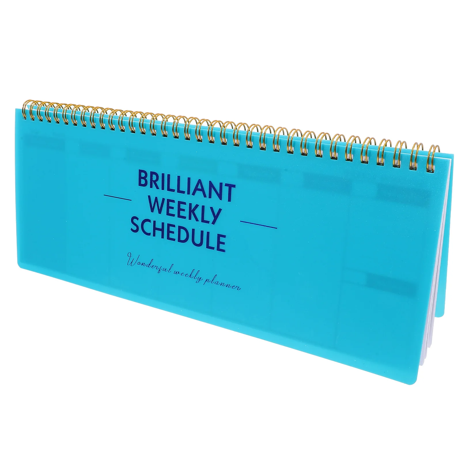 

Weekly Plan Note Desktop Planner Notebooks Portable Academic Office Daily Notepad Convenient