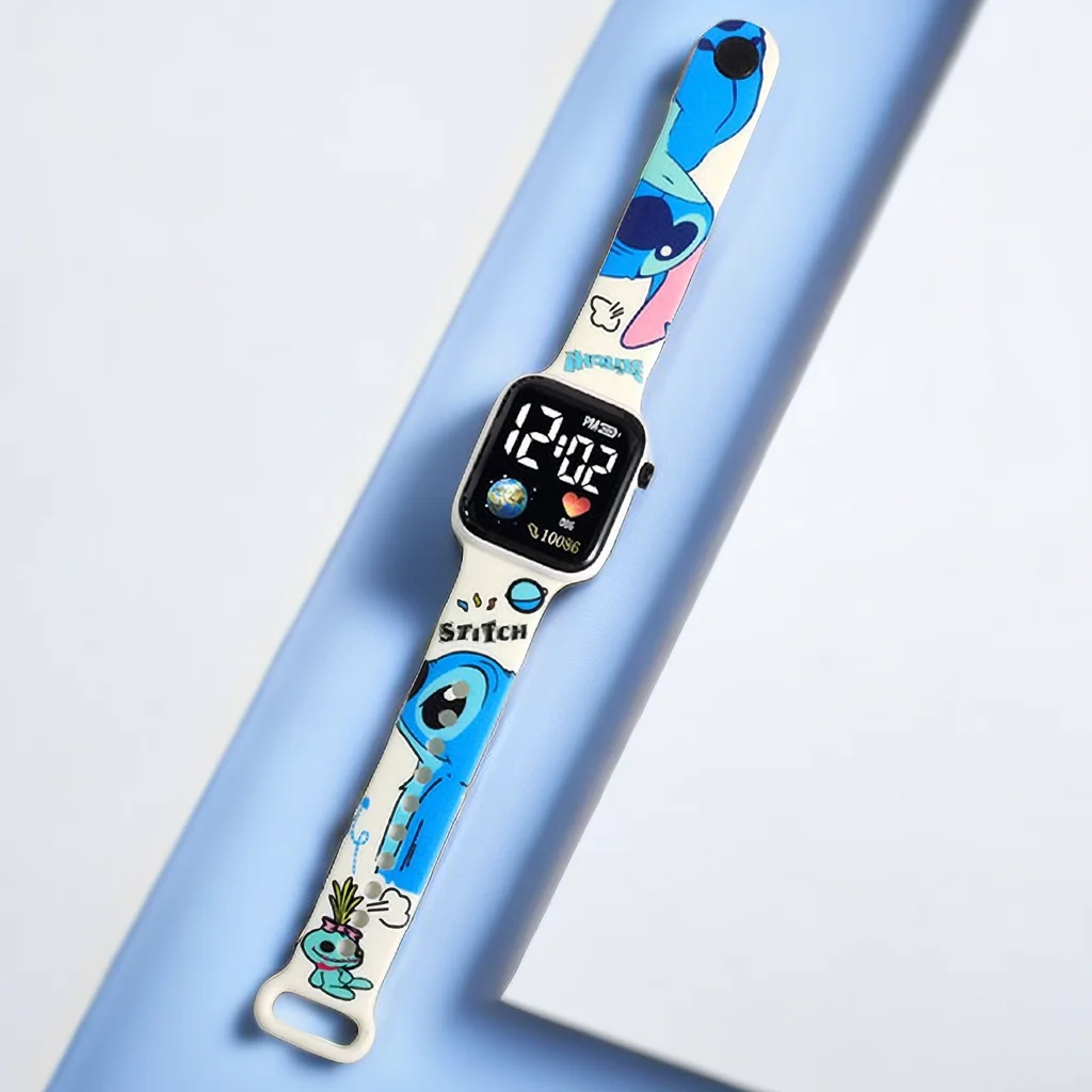 Stitch Disney niños relojes niñas Reloj Inteligente Para Niños Niña Reloj Reloj Digital mujeres Relógio Infantil niños Reloj