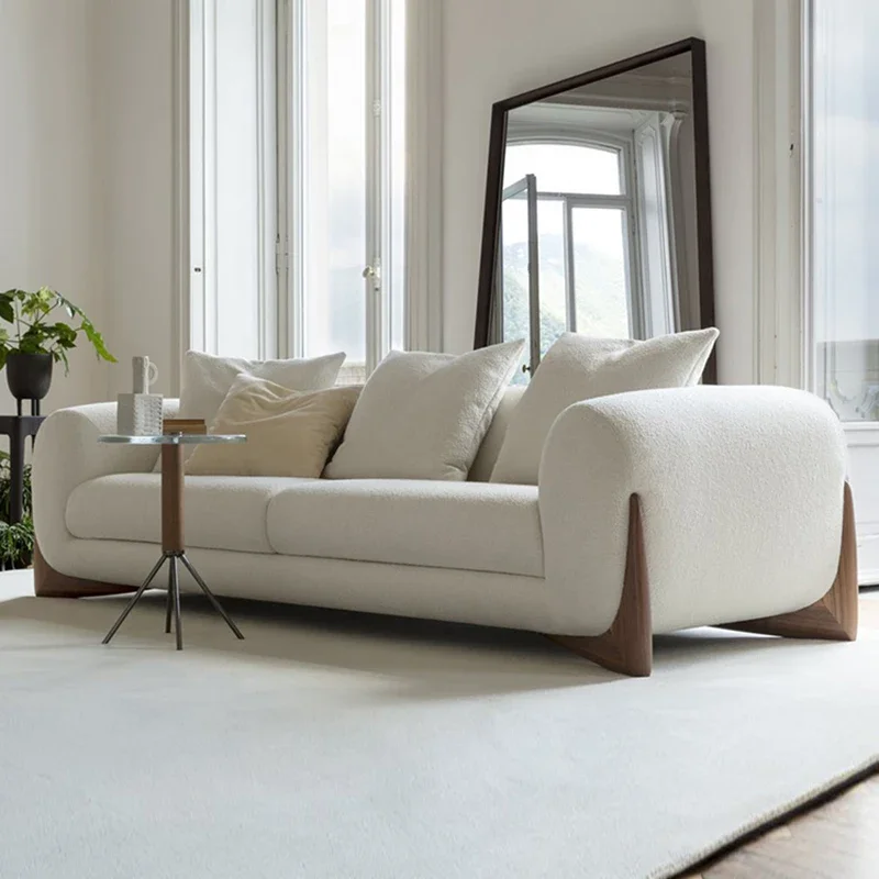 

Minimalist Office Living Room Sofas Couch Nordic Cloud White Designer Outdoor Sofa Room Decor Relaxing Muebles Salon Furniture